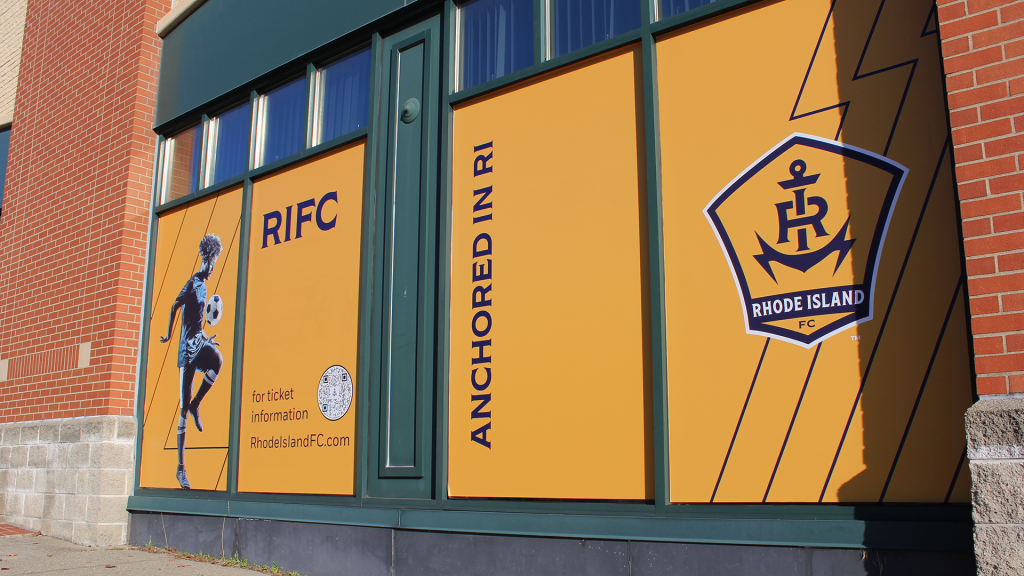 Exterior shot of Rhode Island FC headquarters